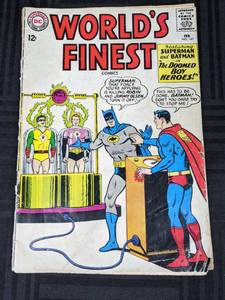1965 Worlds Finest 147 Comic Book DC Superman Q