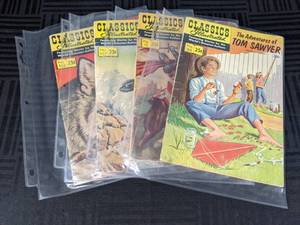 Vintage Classics Illustrated Comic Books #50 #111 #137 #152  Q