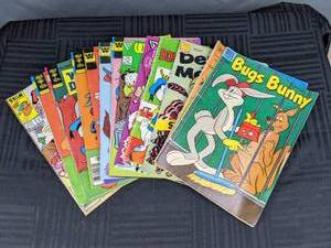 Collection of (13) Vintage Comic Books Gold Key. Dell, Star Comics, and More  Q