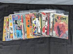 Lot of 27 Comic Books Marvel Soldier X, Vertigo 100 Bullets, Marvel Gambit and the Xternals, DC Comics Doom Patrol, Marvel Comics X-Statix, Dark Horse Presents Series Q