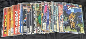 Collection of (30) Comic Books DC, Superman, Lobo, Catwoman, Steel, Justice League, Super Boy, Green Lantern, The Visitor, & More Q