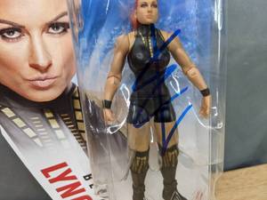 Brand New Becky Lynch Autographed WWE Wrestling Figurine The Man T