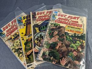 1960s SGT. Fury and His Howling Commandos Comic Books Marvel Comics Group #39 #43 #45 #49 Q