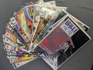 Lot of 27 Comic Books Including Dark Horse Comics Billi 99, Danger Unlimited, Nexus, Max Comics Apache Skies, and Valiant Comics Rai Q