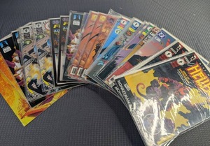 Lot of 29 Comic Books, including Dark Horse Comics Hellboy, Will to Power, Catalyst, DC Viper, Armada Magic the Gathering, Defiant The Good Guys, Aklaim and Zone Q