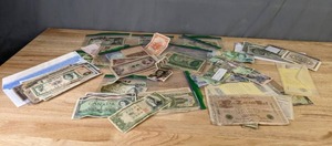 Large Collection of Foreign Paper Currency Q
