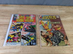 Vintage Comics Judo Master and Super Heroes vs. Super Villains #1  Q
