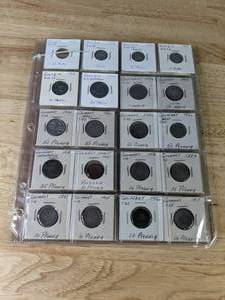 Variety of German Coins - Germany Mark Germany PFenning Georgia Thetri  Q