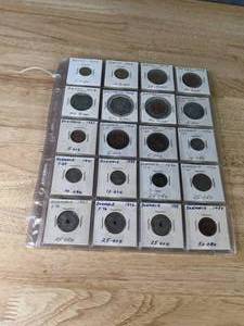 Variety of International Coins - Denmark Ore Defur Dinar Silver Denmark Skilling Denmark Krone Dominican Republic Centavo  Q