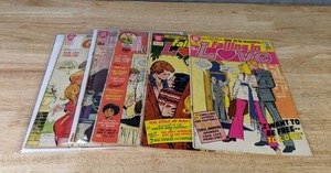 Collection of (5) Comic Books Falling in Love, Young Romance, Heartthrobs, Girls Love, DC  Q