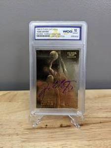 1996-97 Fleer 23KT Gold Kobe Bryant Rookie Purple Signature WCG 10 NBA Basketball Lakers Card T