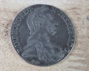 1780 M Theresia Dg Burg Co Tyr X Archid Avst Dux Silver Coin  Q