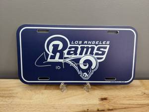 Cooper Kupp Autographed NFL Los Angeles Rams License Plate NFL Football T