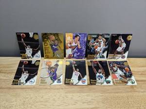 10 NBA Basketball Rookie Card Lot Iverson Marbury Nash Allen Camby T