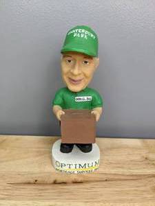 Wally the Beer Man Autographed Bobblehead Canterbury Park Minnesota Twins Z