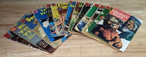 Collection of Vintage Dell Magazines Smokey Bear, Scamp, Silver, Roy Rogers and Trigger, Jungle Jim, and More  Z