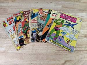 Collection of Comic Books Collection of Comic Books Detective Comics, The Man From UNCLE, Hot Rods, Black Hawk and More  Z