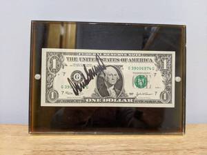 Rare Donald Trump Autographed $1 Bill President Currency T