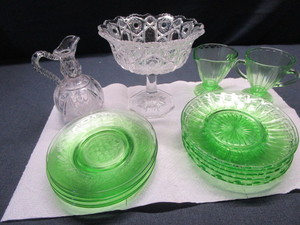 Green Depression Glass