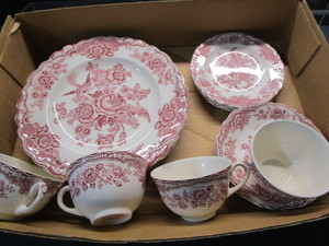 Red Transferware