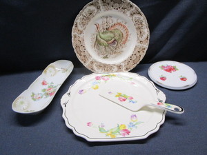 Cake Plate, Server, German Celery