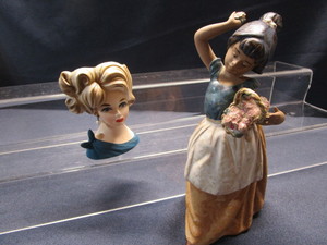 Lladro Figure, Head Vase