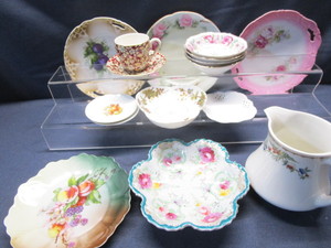 Antique Floral Plates