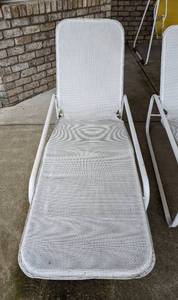 lot 53 image: Pair of Vintage Patio Lounge Chairs