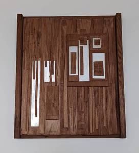 lot 70 image: Awesome Wood Collage by Robert Gordenier