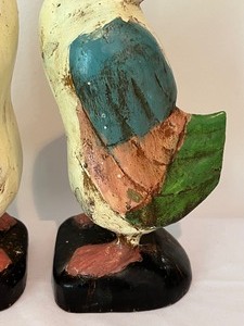 lot 78 image: Adorable Pair of Whimsical Duck Figurines