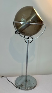 lot 17 image: Mid Century Chrome Table Lamp by Frank Lightelijn for Raak