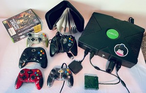 lot 83 image: X-Box Console, Controllers and Many Games