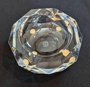 lot 138 image: Baccarat Crystal Ashtray