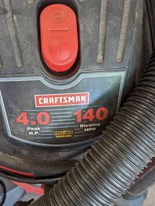 lot 153A image: Craftsman WetDry Vac