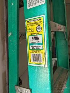 lot 153B image: Werner 6ft Ladder