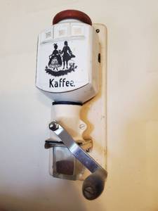 lot 58 image: Wall Mounted Coffee Grinder
