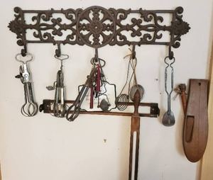 lot 73 image: Collection Of Old Kitchenware