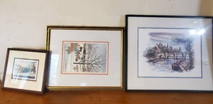 lot 100 image: Three Framed Prints