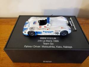 lot 150 image: BMW V12 LM Model Car With Display Stand