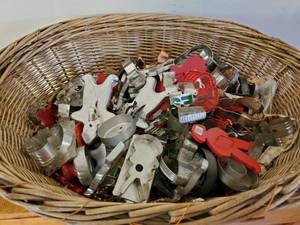 lot 204 image: Huge Collection of Cookie Cutters and Molds