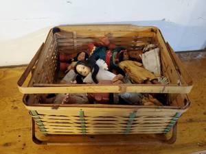 lot 205 image: Collection of Native American Carlson Dolls