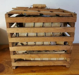 lot 220 image: Antique Egg Crate Carrier
