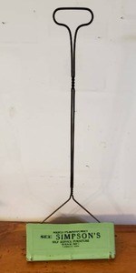 lot 225 image: Old Metal Advertisement Dustpan Collector