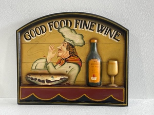 Good Food Fine Wine Wall Decor