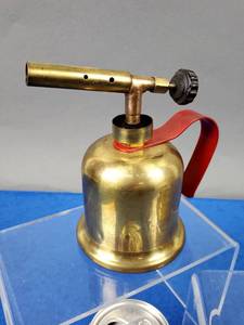 lot 15 image: (2) Brass Gasoline Torches
