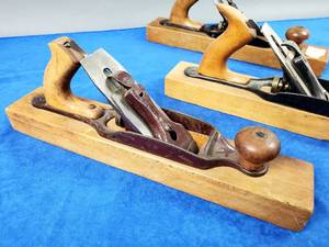 lot 121 image: (3) Vintage Woodworking Planers