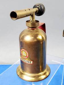 lot 65 image: (2) Vintage Brass Gasoline Torches