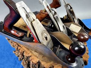 lot 37 image: (3) Vintage Woodworking Planers