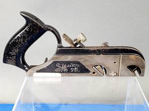 lot 127 image: Antique Stanley Woodworking Rabbet Planer No.78