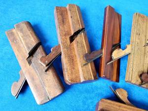 lot 146 image: (9) )Vintage Woodworking Molding Planers